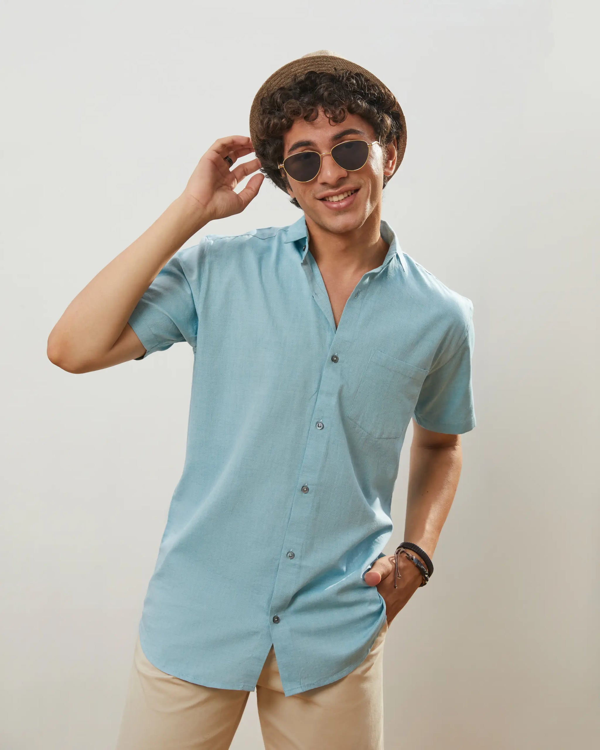 MAATEE&SONS Ex CARLORIVA BEACH SHIRTS